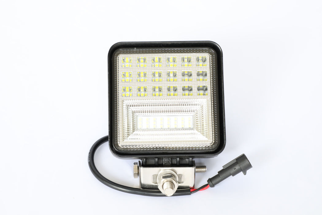 120W 6 Inch Trator Work Light, 10400Lms Excavator Flood Light Offroad Lighting fits Rhinoceros XN18S