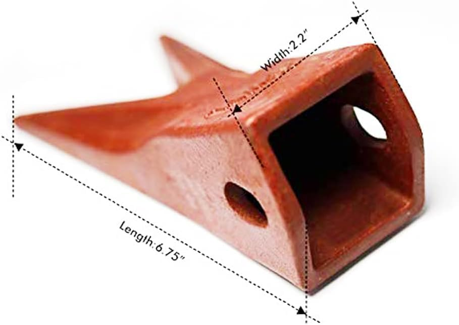 BDI Wear Parts 23 230 Series 23WTL Bucket Teeth Replacement Teeth for Bobcat Bucket Tooth with 23p Flex Pin for Hensley Excavator - 10 Pack