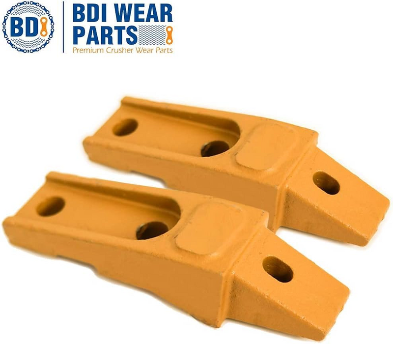 BDI Wear Parts 6737324 Flush Mount Bolt on Shanks Bobcat Style Dirt Digging Adapter for Skid Steer and Mini Excavator - 10 Pack
