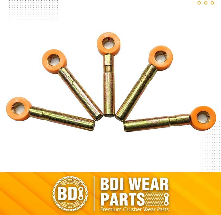 BDI Wear Parts Bucket Teeth Pins 8E6258 8E6259 Retainer Fits CAT J250 1U3251 1U3252 Series - 5PK