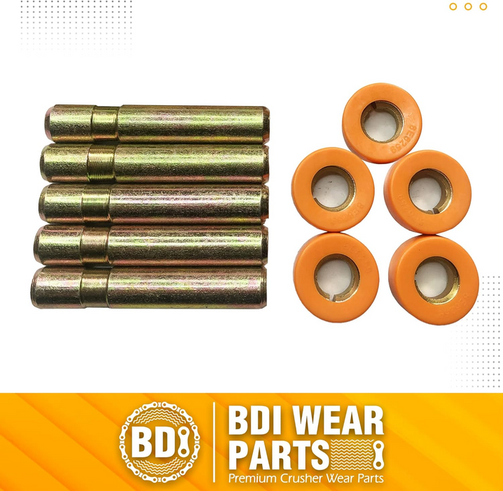 BDI Wear Parts Bucket Teeth Pins 8E6258 8E6259 Retainer Fits CAT J250 1U3251 1U3252 Series - 5PK