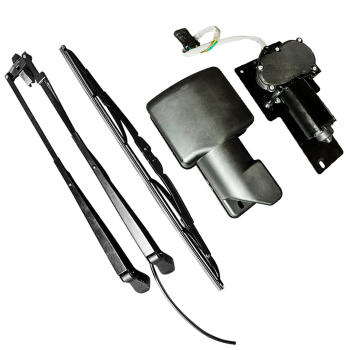 Windshield Wiper Motor Arm & Blade Kit 6679476 7188371 7188372 6677836 for Bobcat Loader 751 753 763 863 864