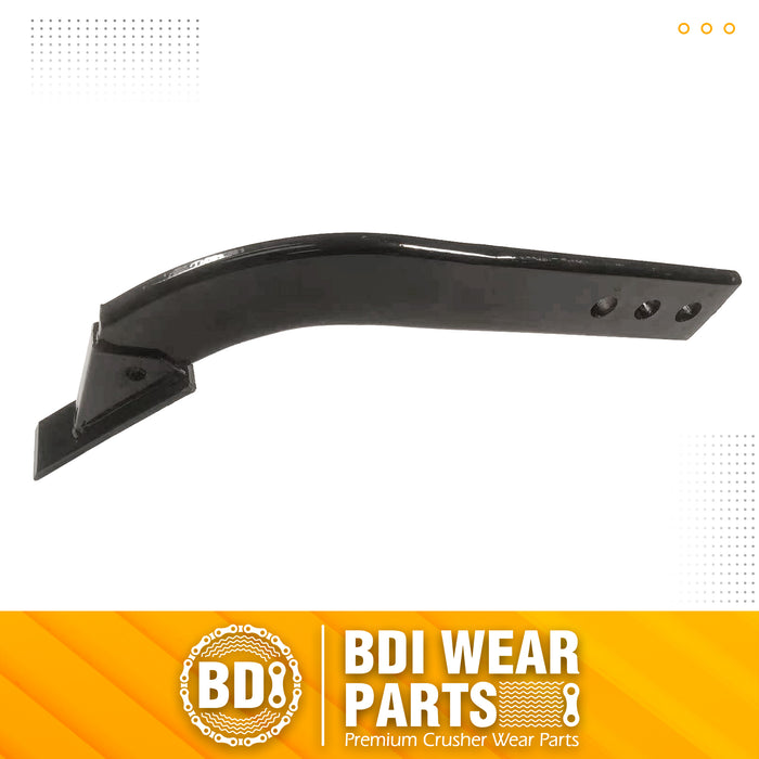 BDI Wear Parts Box Blade Ripper Shank, 17" Box Blade Ripper Teeth with Adjustable 3 Holes Shanks, Rippers/Scarifier Tooth for Replacement, Tilling, Digging - 1 PK