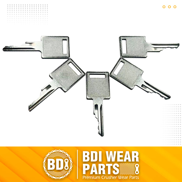 BDI wear parts 6693241-5 Ignition Key Compatible with Bobcat Skid-Steer Loader S530 S550 S570 S650 S590 S630 S750 S770 S850 A220 A300 T110 T140 T180 T190 T200 T250 T300 T320 T450 T550 T590