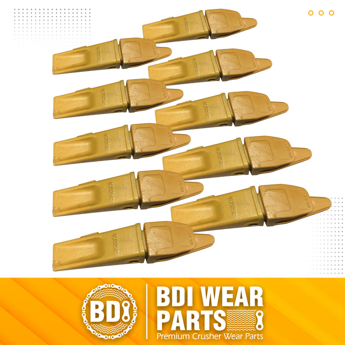 BDI Wear Parts Assembly Bucket Teeth 1U3252 / Adapter 6Y3254 / Pins for Caterpillars J250-10 Set