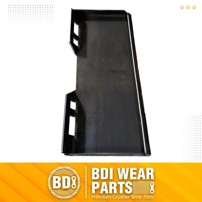 BDI Wear Parts 1/2" Skid Steer Mount Plate, Universal Heavy Duty Quick Attach Plate Mount Loader Compatible with Bobcat Kubota and Kubota Tractors (1/2")