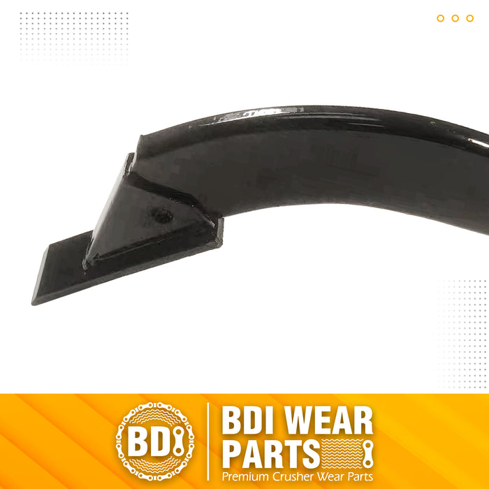 BDI Wear Parts Box Blade Ripper Shank, 17" Box Blade Ripper Teeth with Adjustable 3 Holes Shanks, Rippers/Scarifier Tooth for Replacement, Tilling, Digging - 1 PK