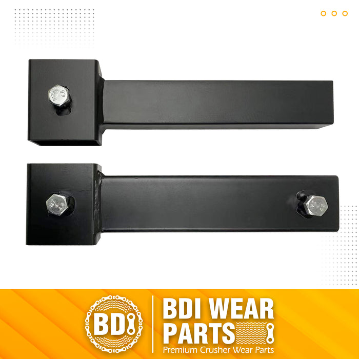 Stabilizer Bar for Pallet Forks up to 3 "W x 2" H, 12" to 21" W Adjustable Length for Skid Steer Heavy Duty Tractor 1500 lbs Fork Stabilizers