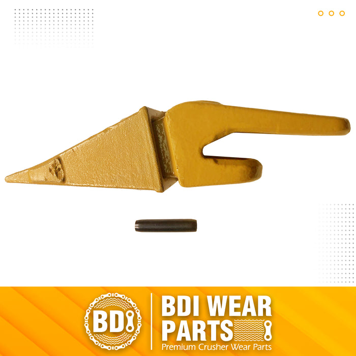BDI Wear Parts Assembly 230X156 Backhoe Shank / X156S Bucket Teeth / P156 Flex Pin Bobcat Skid Steer Caterpillar Style for Mini Excavator - 1 Set