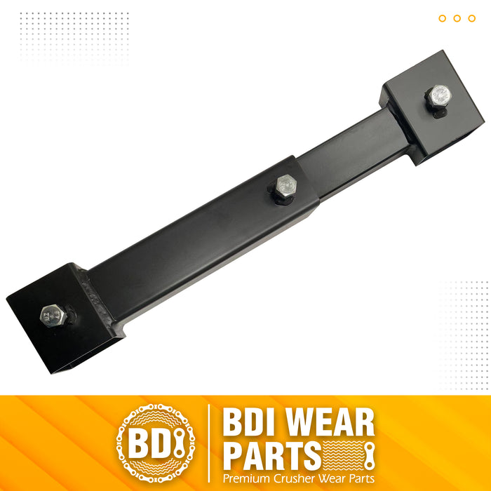 Stabilizer Bar for Pallet Forks up to 3 "W x 2" H, 12" to 21" W Adjustable Length for Skid Steer Heavy Duty Tractor 1500 lbs Fork Stabilizers