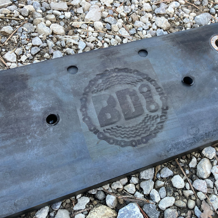 4ft Snowplow Carbide Plate Snow Thrower Shave Plate Fixed Scraper Bar Replacement