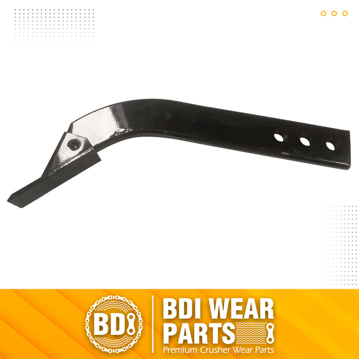 BDI Wear Parts Box Blade Ripper Shank, 17" Box Blade Ripper Teeth with Adjustable 3 Holes Shanks, Rippers/Scarifier Tooth for Replacement, Tilling, Digging - 1 PK