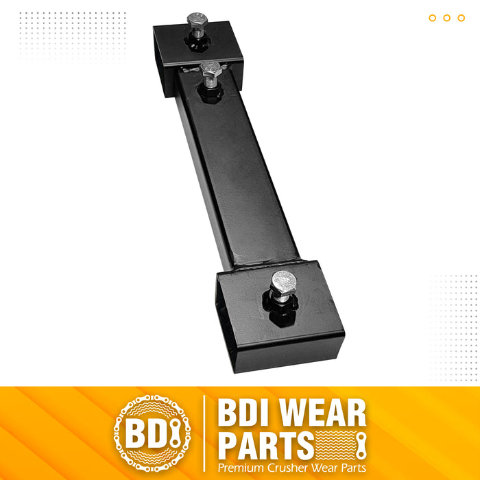 Stabilizer Bar for Pallet Forks up to 3 "W x 2" H, 12" to 21" W Adjustable Length for Skid Steer Heavy Duty Tractor 1500 lbs Fork Stabilizers