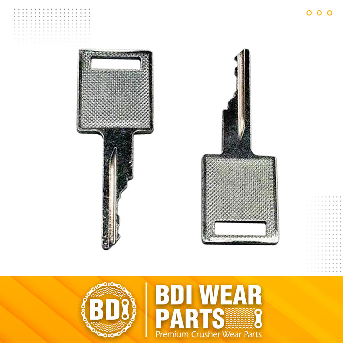 BDI wear parts 6693241-2 Ignition Key Compatible with Bobcat Skid-Steer Loader S530 S550 S570 S650 S590 S630 S750 S770 S850 A220 A300 T110 T140 T180 T190 T200 T250 T300 T320 T450 T550 T590