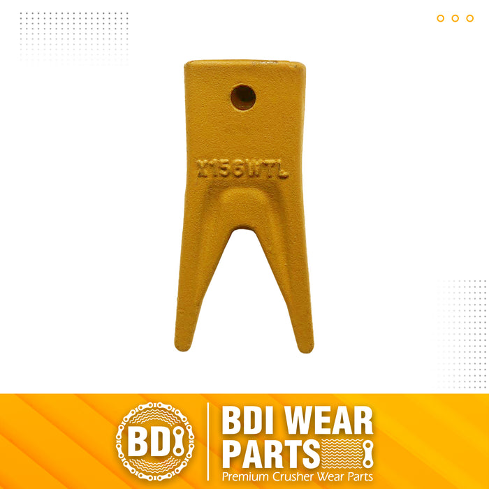 BDI Wear Parts Assembly 230X156 Backhoe Shank / X156WTL Bucket Teeth / P156 Flex Pin Bobcat Skid Steer Caterpillar Style for Mini Excavator - 1 Set