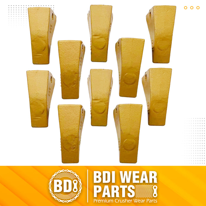 BDI Wear Parts TF23D D23P 10 Pack Bucket Teeth Claw Backhole Long Flexpins for Deere Case