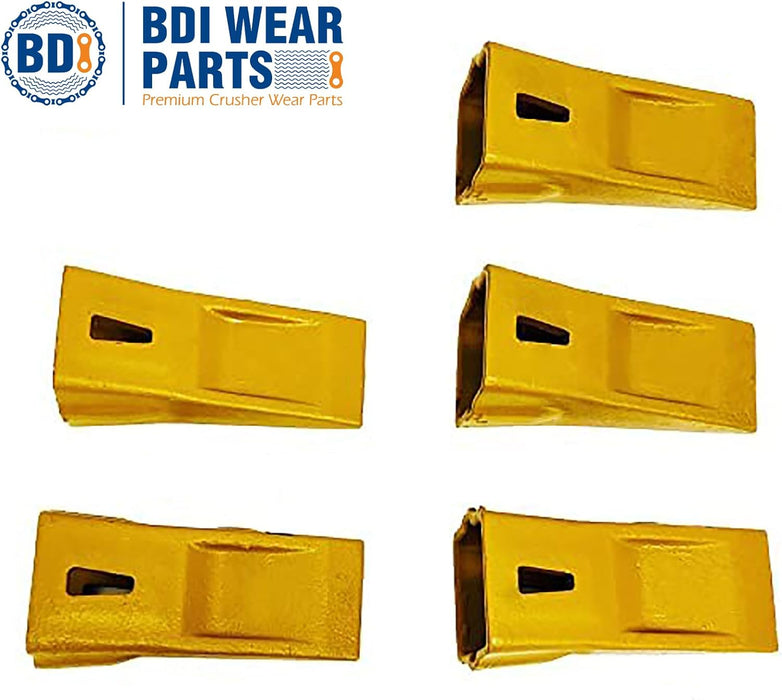 BDI Wear Parts X290 Bucket Teeth for Hensley Style Skid Steer Excavator Standard Dirt Bucket Tooth - 5 Pack