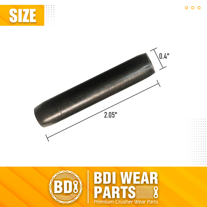 BDI Wear Parts Bucket Teeth P156 Roll Pins Compatible with Backhoe/Skid/Hensley X156 X156S X156L X156T X156TWL Tooth 10 Packs
