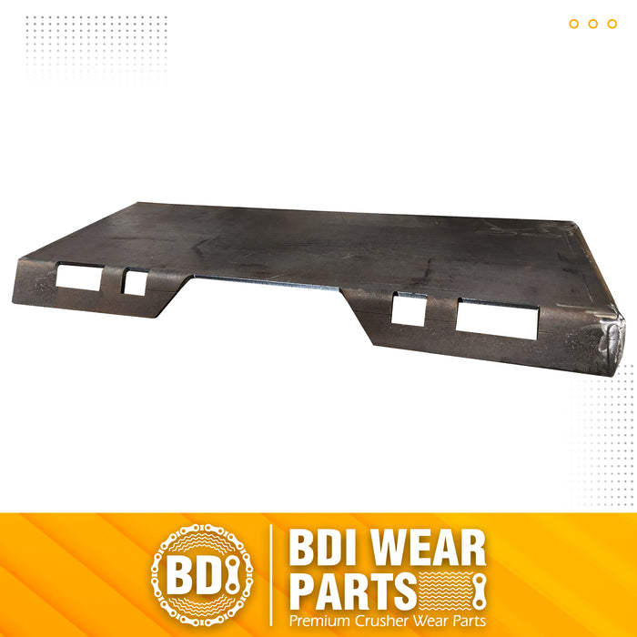 BDI Wear Parts 1/4" Skid Steer Mount Plate, Universal Heavy Duty Quick Attach Plate Mount Loader Compatible with Bobcat Kubota and Kubota Tractors (1/4")