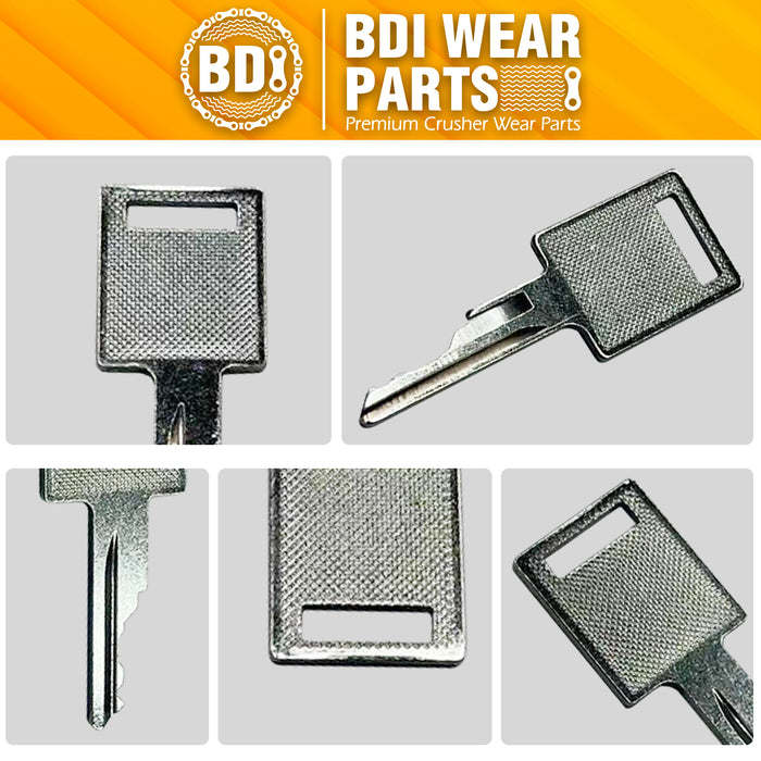 BDI wear parts 6693241-10 Ignition Key Compatible with Bobcat Skid-Steer Loader S530 S550 S570 S650 S590 S630 S750 S770 S850 A220 A300 T110 T140 T180 T190 T200 T250 T300 T320 T450 T550 T590