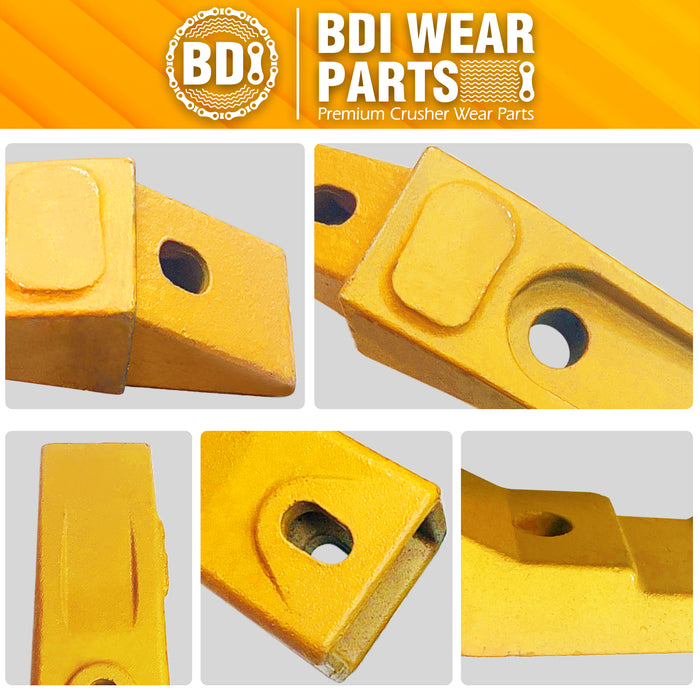 BDI Wear Parts 6737322Y, Assembly Bobcat Style Bucket Teeth 6737325 / Adapter 6737324 / Flex Pin 6737326/ Bolt and Nut (3 Set)