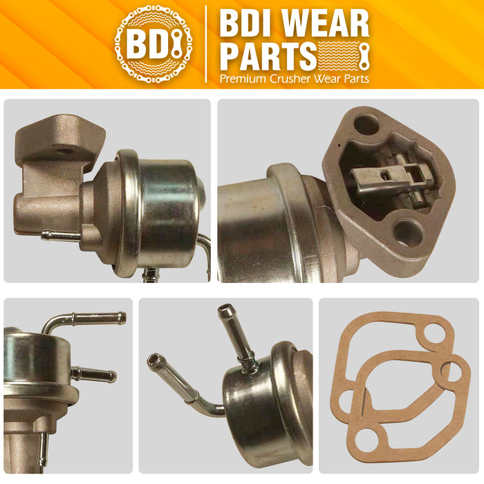 BDI Wear Parts Fuel Pump AM132715 99916-2164 for John Deere 2243 LX176 LX178 LX186 LX188 LX277 LX279 LX289 LX172 LX173 F725 GX345 240 265 285 320 FD501V with Gaskets