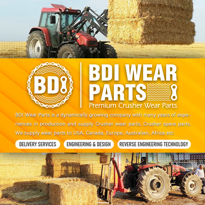 BDI Wear Parts 43" Pallet Forks 2000 Lbs Capacity Max Tractor Forks Heavy-Duty Front Loader Forks Pallet Forks for Loader Bucket Skid Steer Tractor Bucket Forks (2000 Lbs & Stabilizer Bar)
