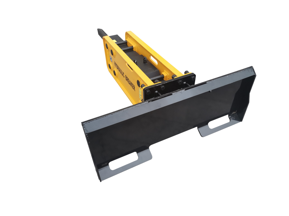 Skid Steer Attachment Hydraulic Concrete Breaker, 2.67” Chisel，Impact Energy 750 ft lb