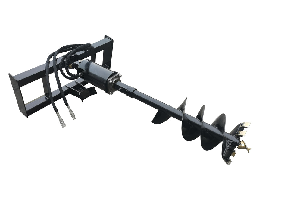 Skid Steer Attachment Auger with 2 bits (12'', 18'' diameter bit )