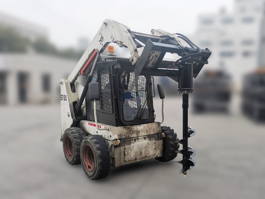 Skid Steer Attachment Auger with 2 bits (12'', 18'' diameter bit )