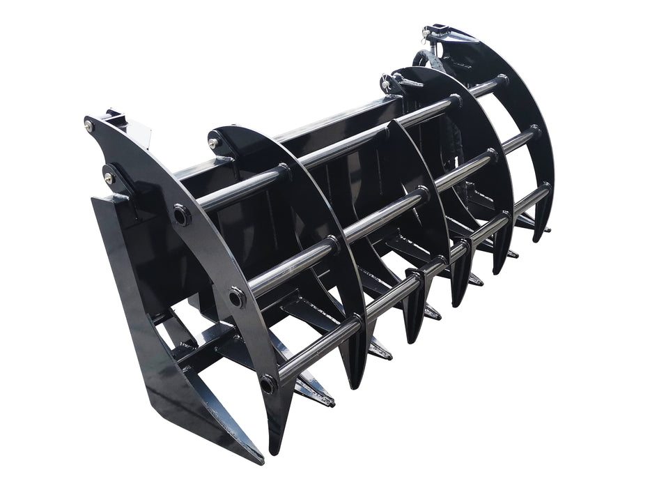 Skid Steer Attachment Grapple Rake