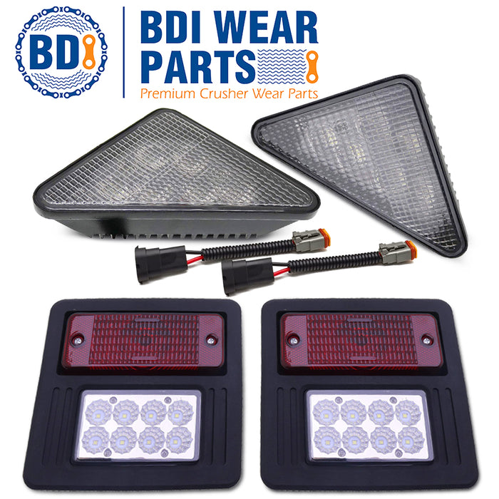 BDI Wear Parts LED Car Lights 7259523 Kit 7259523 7259524 6670284 6674402 for Bobcat 751 753 763 773