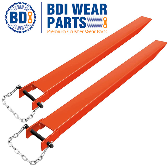 BDI Wear Parts 7.5 A Pair Pallet Forks Extensions Steel Pallet Forks 70 inch Forks Extensions for Forklift Lift Truck (70 inch)