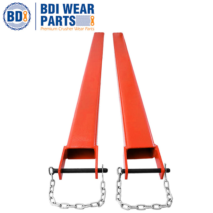 BDI Wear Parts 7.5 A Pair Pallet Forks Extensions Steel Pallet Forks 70 inch Forks Extensions for Forklift Lift Truck (70 inch)