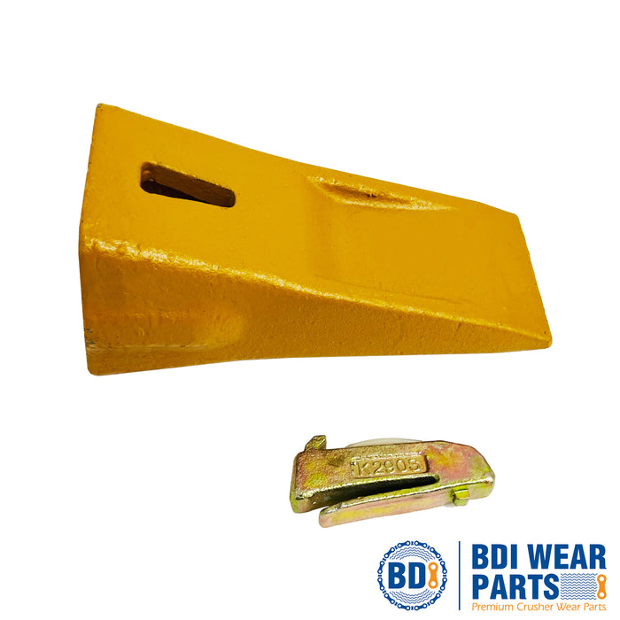 BDI Wear Parts 1/5 Pack X290 Hensley Style Sharp Bucket Teeth with K290S Pins for Mini Excavator (1, 1 Pack)