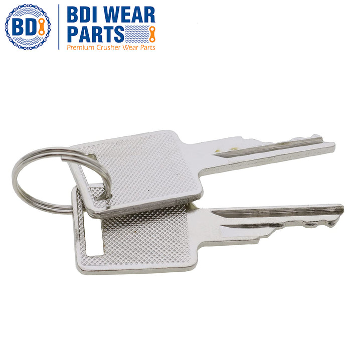BDI wear-Resistant Parts 6693241 Ignition Key Compatible with Bobcat Skid Steer Loader S530 S550 S570 S650 S590 S630 S750 S770 S850 A220 A300 T110 T140 T180 T190 T200 T250 T300 T320 T450 T550 T590