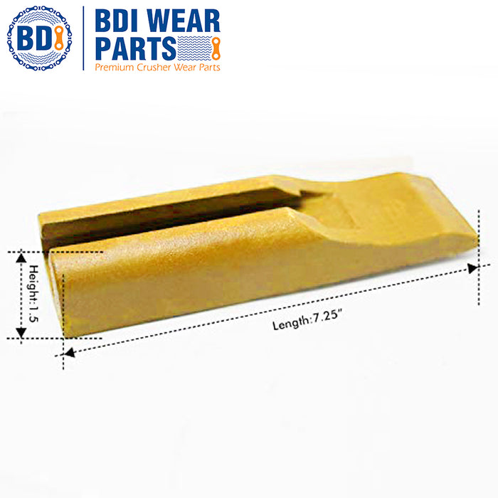 BDI Wear Parts 3 Pack 2D5572 Scarifier Tooth Caterpillar Style Dirt Digging Bucket Tooth/Teeth Fits 3116, 3126, 3126B, 3176C, 3304, 3306, C-9, C6.6, C7, C9 Scarifier Tooth Same as 1C6011 5B0946 6Y5230