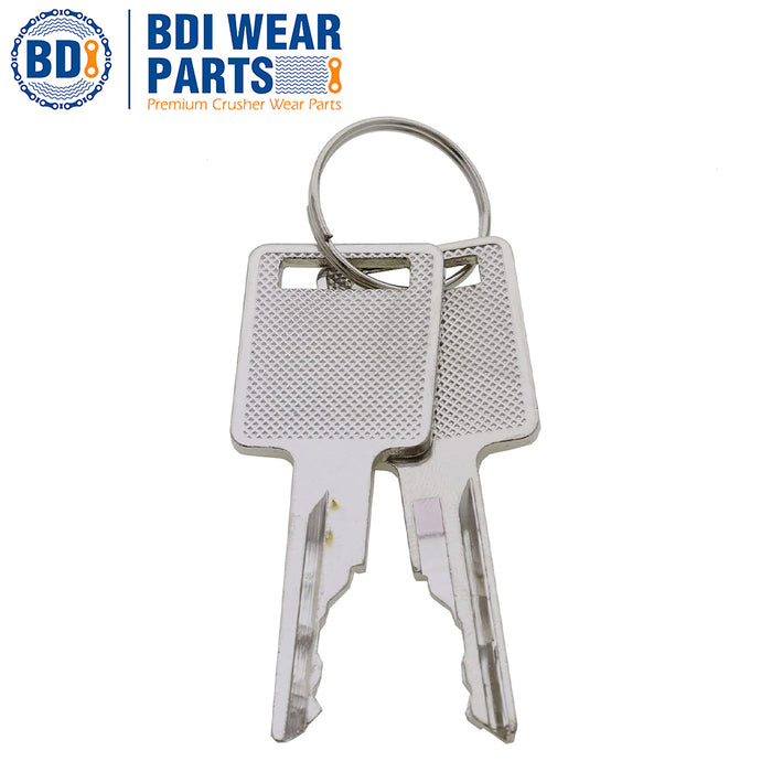 BDI wear-Resistant Parts 6693241 Ignition Key Compatible with Bobcat Skid Steer Loader S530 S550 S570 S650 S590 S630 S750 S770 S850 A220 A300 T110 T140 T180 T190 T200 T250 T300 T320 T450 T550 T590