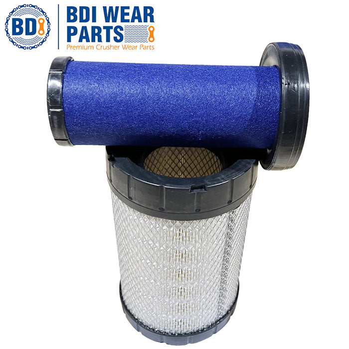 BDI Wear Parts Radial Seal Inner Air Filter 7008043 7008044 For Bobcat T630 T650 S630 S650