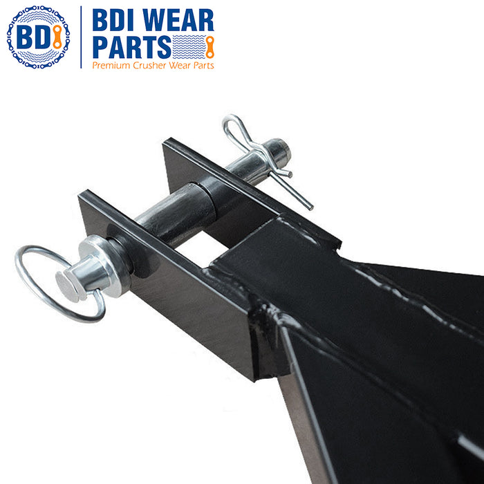 BDI Wear Parts 3 Point 2" Receiver Trailer Hitch Category 1 Tractor Tow Hitch Drawbar Adapter Capacity for Farm Equipment