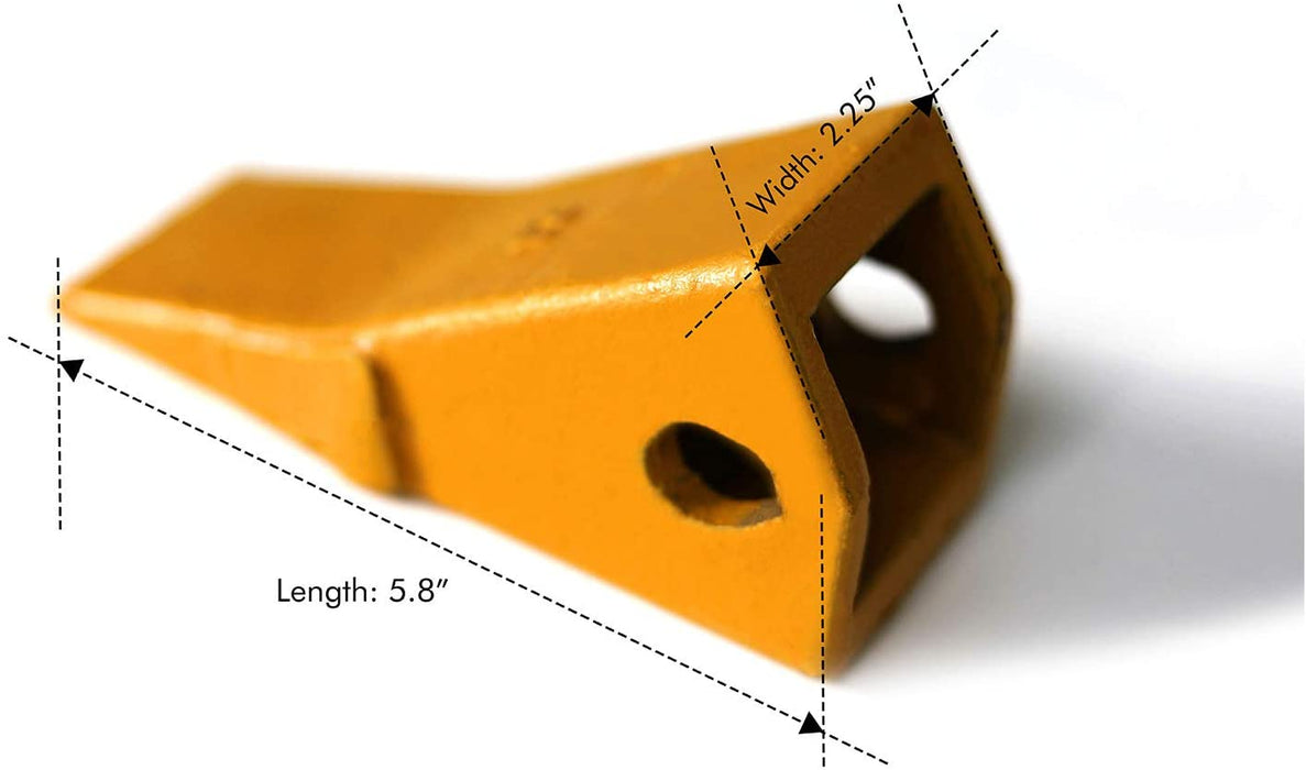 BDI Wear Parts 23 230 Series Skid Steer Bucket Digging Teeth/Tooth with TF23P Flex Pins - 10 Pack