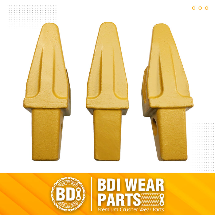 6Y3254 Teeth Adapter fits for Caterpillars J250 Excavator 1U3252 Teeth Bucket Tooth for Hensley Style Bucket Teeth - 3 Pack