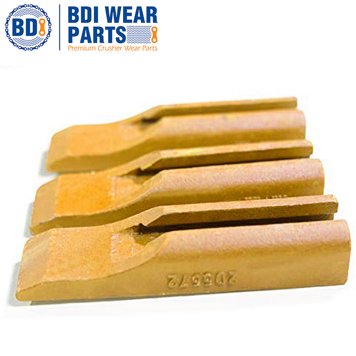 BDI Wear Parts 3 Pack 2D5572 Scarifier Tooth Caterpillar Style Dirt Digging Bucket Tooth/Teeth Fits 3116, 3126, 3126B, 3176C, 3304, 3306, C-9, C6.6, C7, C9 Scarifier Tooth Same as 1C6011 5B0946 6Y5230