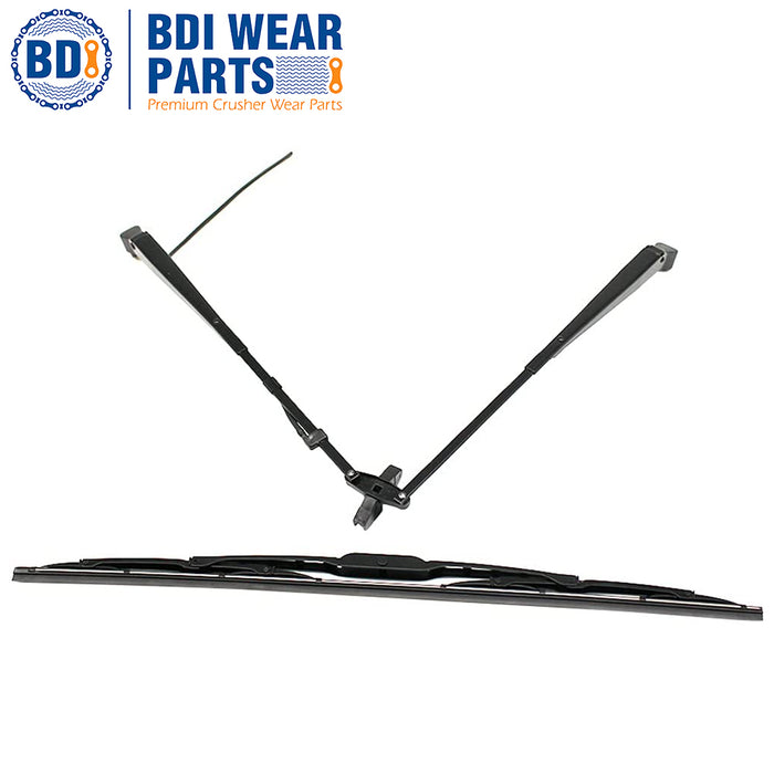 BDI Wear Parts Windshield Wiper Arm & Blade 7188371 7188372 for Bobcat Loader 751 753 763 863 864