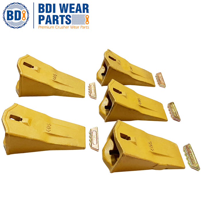 BDI Wear Parts 40S Dirt Teeth Esco Digging Bucket Teeth 5 Pack Teeth with Pin Esco Style 40PN
