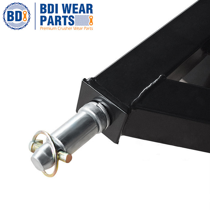 BDI Wear Parts 3 Point 2" Receiver Trailer Hitch Category 1 Tractor Tow Hitch Drawbar Adapter Capacity for Farm Equipment