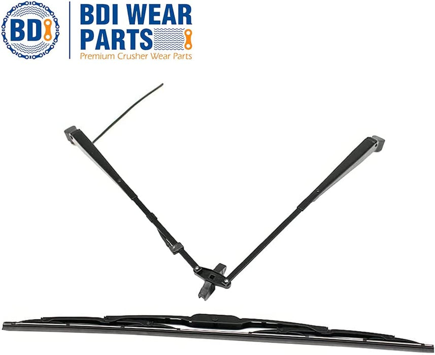 BDI Wear Parts Windshield Wiper Arm & Blade 7188371 7188372 for Bobcat 751 753 763 863 873 883 963