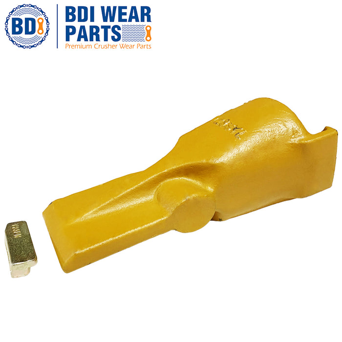 BDI Wear Parts V23SYL Esco Super V Style Dirt Bucket Teeth with Pin 1 Set Series Adapters Digging Tooth