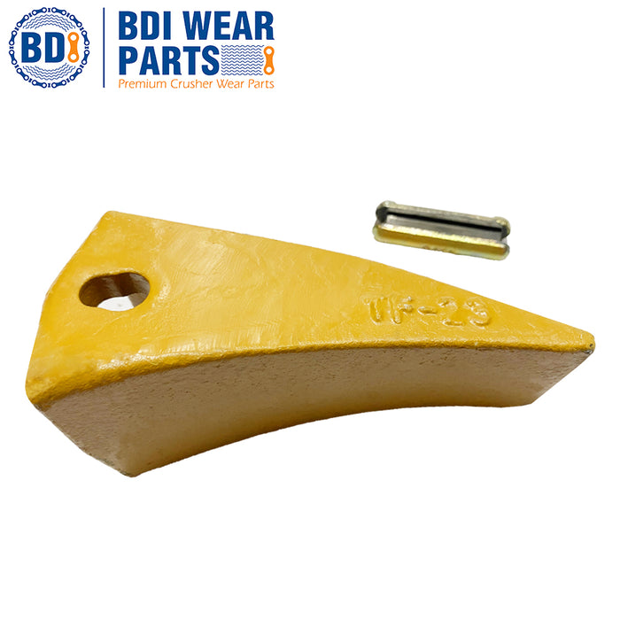 BDI Wear Parts TF23D D23P 1 Pack Bucket Teeth Claw Backhole Long Flexpins for Deere Case