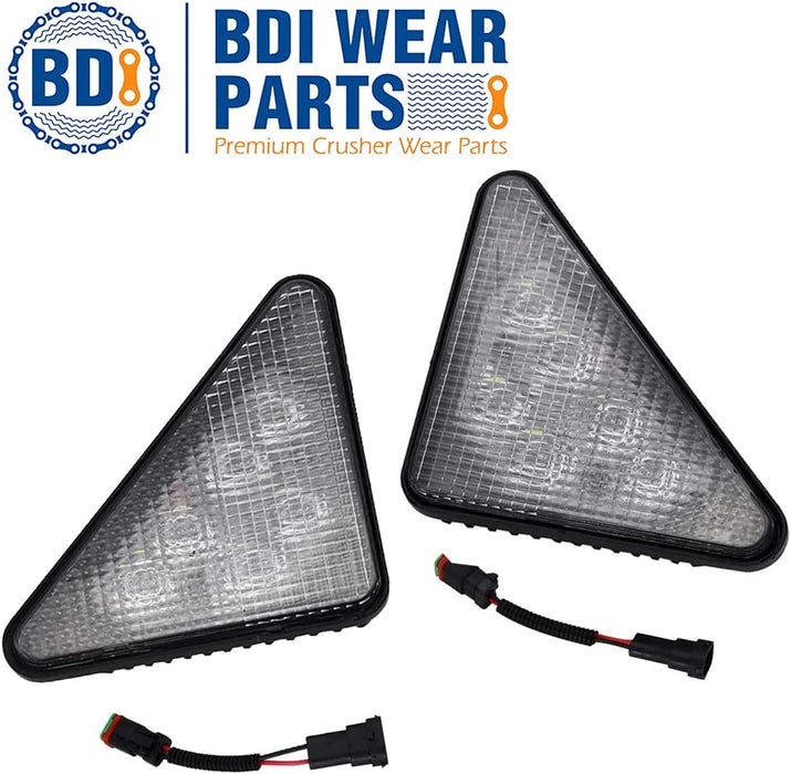 BDI Wear Parts LED Headlight Kit 7259523 7259524 Compatible with Bobcat Loader 751 753 763 773 863 864 873 883 963